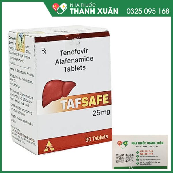 TAFSAFE 25mg - thuốc điều trị viêm gan B mạn tính